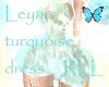 Leya turquoise dress ANI