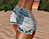 Ripped Jean Shorts