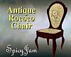 Antq Rococo Chair LtFlor