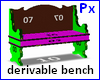 Px Derivable bench