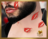 Kisses on the neck