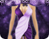 [HK] Purple Silk Dress