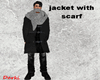 Jacket with scarf