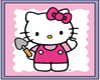 H Kitty Support Sticker