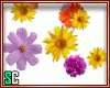 Falling flowers