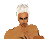 mens white spiked hair