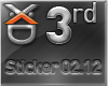 XD Contest Sticker | 3rd