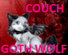 Goth Wolf  Couch