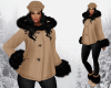 WINTER suede fur coat