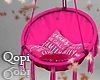 Hanging Deep Pink Chair