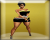 YELLOW N BLK DELILAH FIT