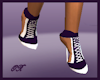 Lace-Up Heels Purple