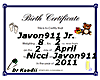 Von911 Birth Certificate