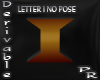 Letter I No Pose