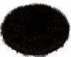 Black Round Rug