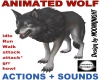 Animated Wolf + Sounds