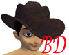 Leather Cowboy hat