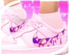 ♡ pink drippy dunks