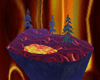 animated lava island