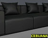 Modern Couch Black