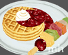 Waffles and Fruits