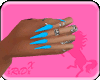 Bunny Blue Nails & Tat