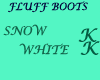 (KK)FLUFF BOOT SNOW WHIT