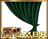 QMBR Grn Damask Curtain