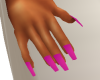 Hot Pink Fingernails
