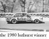 The 1980 Bathurst Winner