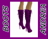 (Andrea) Purple boots