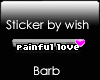 VipSticker painful love2