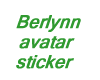 Berlynn Avatar Sticker