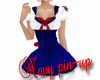 Navy Pin-Up