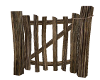 old wood gate
