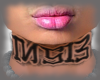 MS13 Neck Tattoo