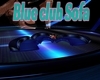 Blue club sofa
