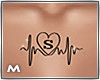 S pulse tattoo