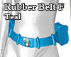 Rubber Belt F Teal