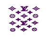 Purple LV Wall-Art
