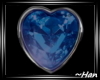 Sapphire Heart Earring M