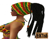 Reggae Hat / Black Hair