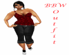 BBW Red Capri 2 outfit