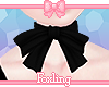 🎀 Neck bow black