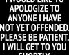 Apologize for offending