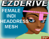 Fem Indi Headdress Mesh