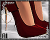 Bow Heels Darkred