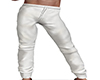 White Cuffed beach Pants