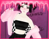 P Chess Fur Jacket Pinku