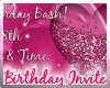 Smxy Birthday Invite